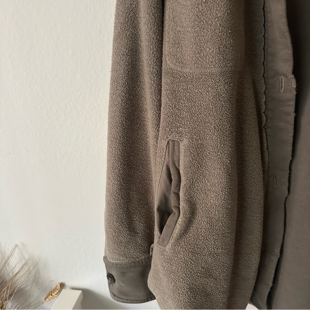 FREE PEOPLE
Ruby Oversized Shirt Jacket in Army Taupe M - Picture 8 of 14